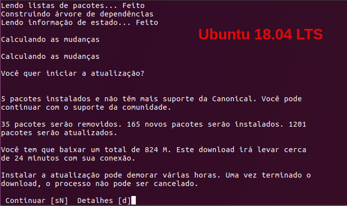 Como atualizar para o Ubuntu 18.04 LTS via terminal (server e desktop)