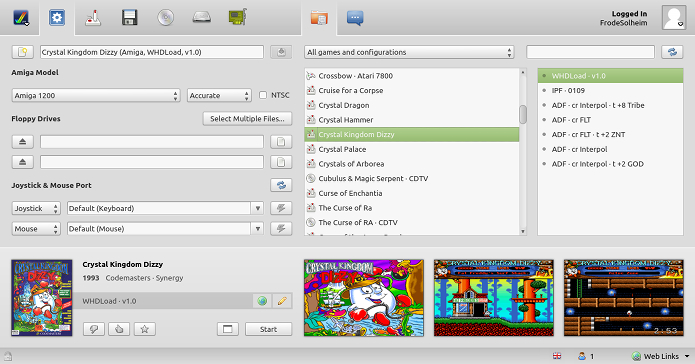Como instalar o emulador Amiga FS-UAE no Linux via Flatpak