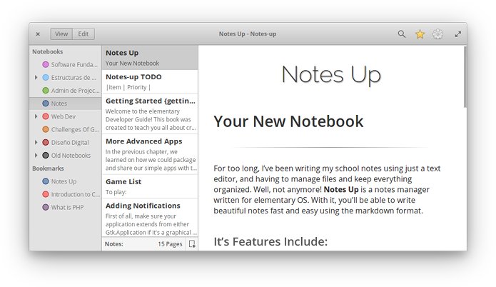 Como instalar o gerenciador de notas Notes-Up no Linux via Flatplak