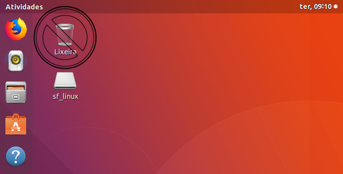 Como remover o ícone da lixeira no Ubuntu com Gnome Shell