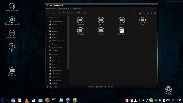 Como instalar o escuríssimo tema B00merang Dark no Linux