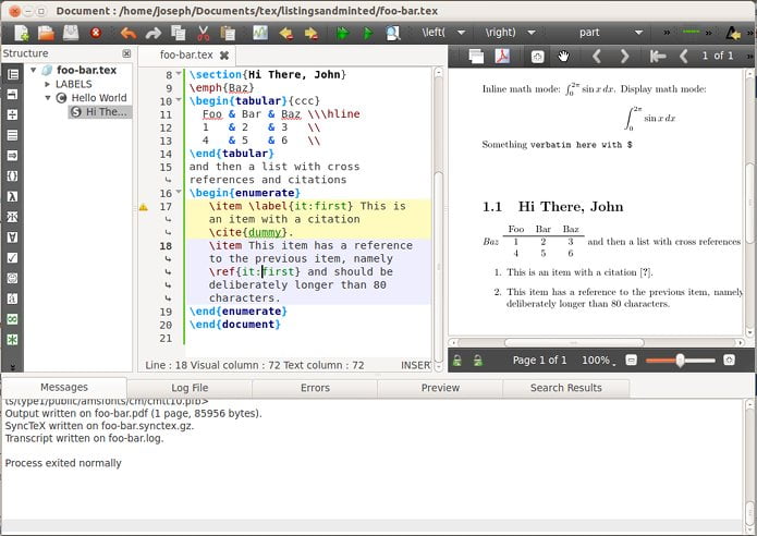 Como instalar o editor LaTeX TeXstudio no Linux via Flatpak