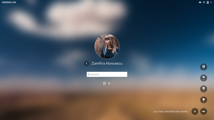 GNOME 3.30 terá uma nova tela de bloqueio e login! Confira!