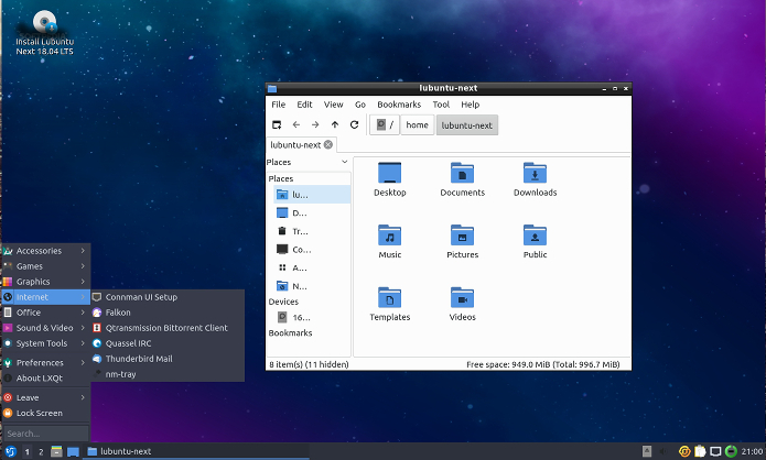 Lubuntu 18.10 usará o ambiente LXQt por padrão! Finalmente!