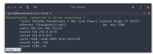 Rede Thunderbolt no Linux? NetworkManager já reconhece e configura