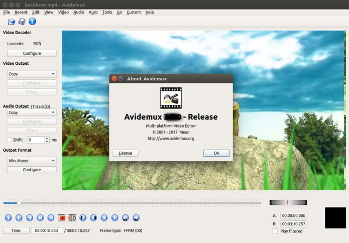 Como instalar o editor de vídeos Avidemux no Linux via Flatpak