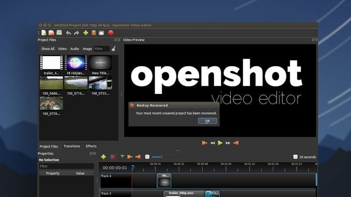 Lançado OpenShot 2.4.2 com novos efeitos de vídeos e mais