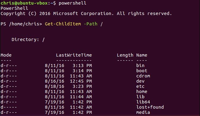 Microsoft PowerShell já está disponível para Linux como um Snap