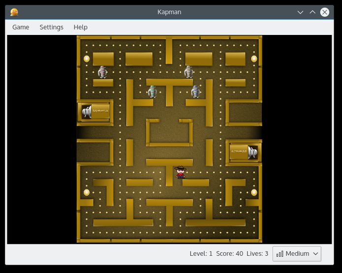 Como instalar o clone de Pac-Man Kapman no Linux via Flatpak