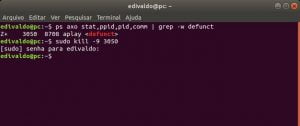 Como matar processos zumbis no Linux usando o terminal