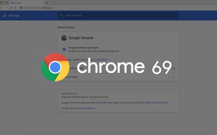 Chrome 69 lançado com design mais limpo para Android e iOS