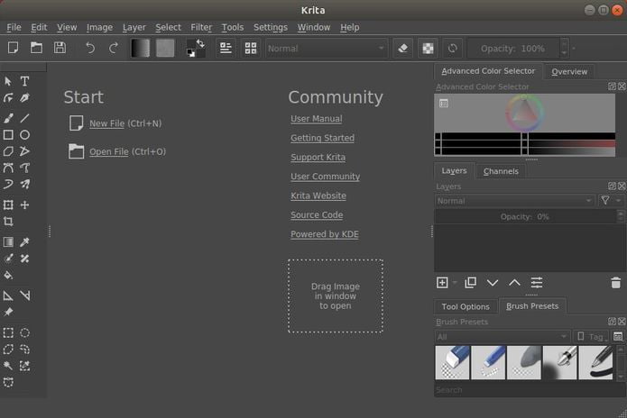 Krita 4.1.3 lançado com mais de 100 correções de erros