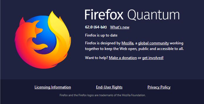 Mozilla Firefox 62 lançado com novos recursos, melhorias e correções