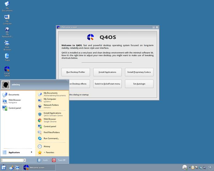 Q4OS 3.4 Testing lançado com novo instalador e Trinity 14.0.6