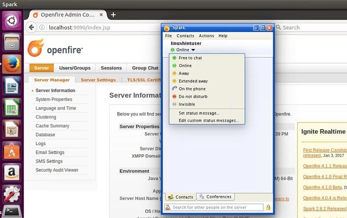 Como instalar o Spark Messenger no Linux Ubuntu, Fedora, openSUSE e derivados