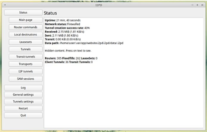 Como instalar o cliente I2P i2pd no Linux via Flatpak