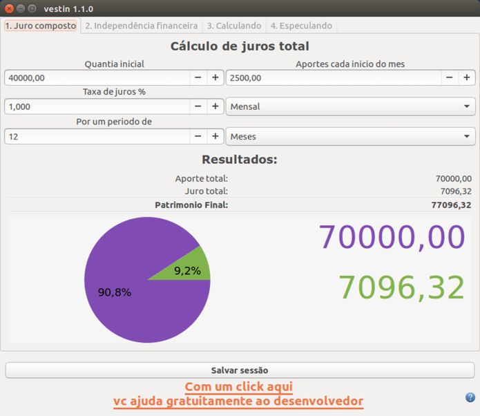 Como instalar a ferramenta de cálculo de Vestin no Linux via Snap