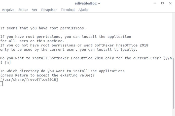 Como instalar  o FreeOffice 2018 no Linux manualmente