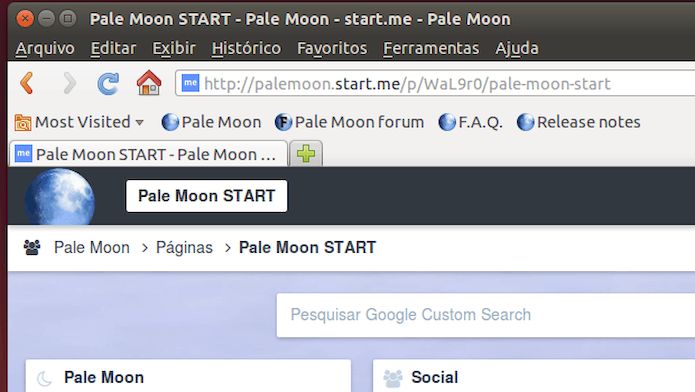 Como instalar o navegador Pale Moon no Ubuntu 18.04 e derivados