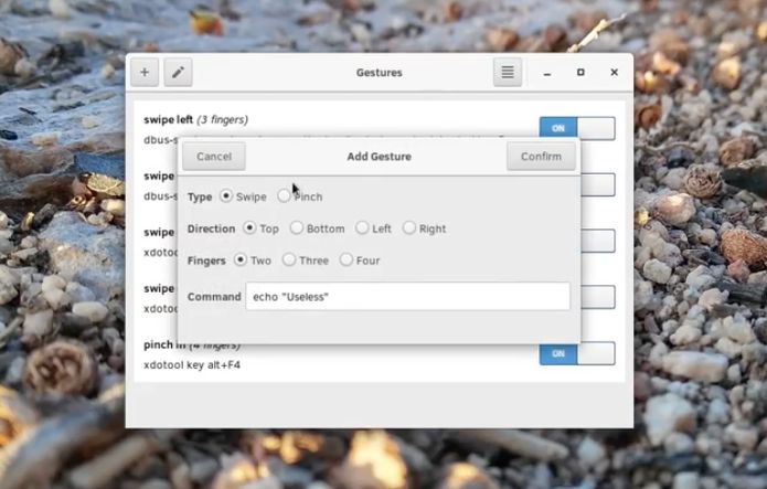 Personalize os gestos do touchpad no Linux com o aplicativo Gestures