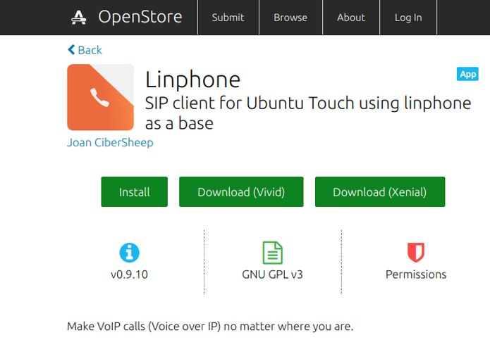 Ubuntu Phone agora tem um aplicativo de VoIP: o Linphone