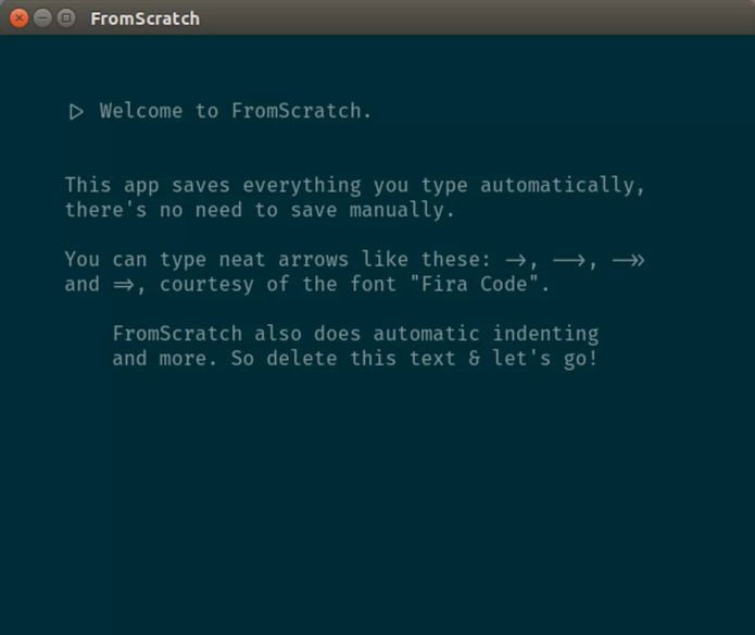 Como instalar o app de anotações FromScratch no Linux via Snap