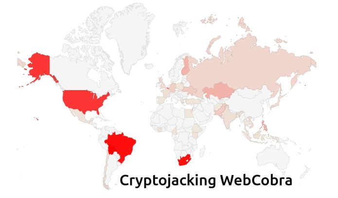 Cryptojacking WebCobra usa mineração especifica para cada plataforma