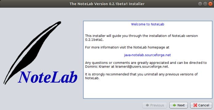 Como instalar o app de anotações Notelab no Linux