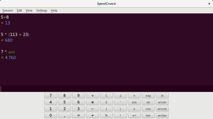 Como instalar a calculadora cientifica SpeedCrunch no Linux via Flatpak