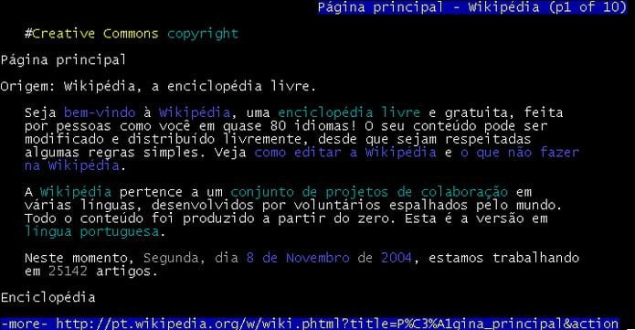 Como navegar na web a partir do terminal Linux usando o Lynx