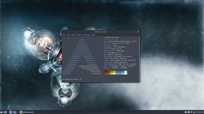 ArcoLinux 19.01.4 já está disponível para download