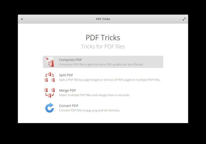 Como instalar a ferramenta PDF Tricks no Linux via Flatpak