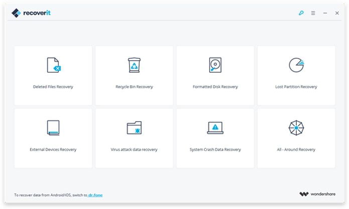 Recoverit - uma excelente ferramenta para recuperar arquivos excluídos