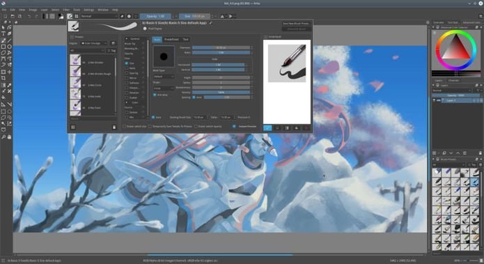 Como instalar o incrível Krita no Linux no Linux via Snap