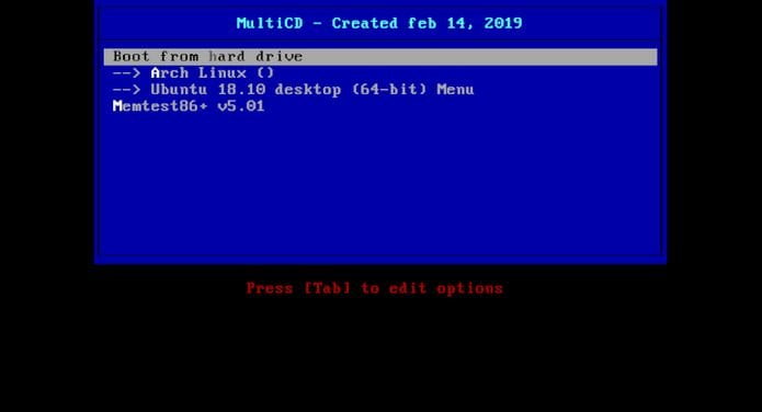 MultiCD permite criar uma imagem ISO com suas distribuições favoritas