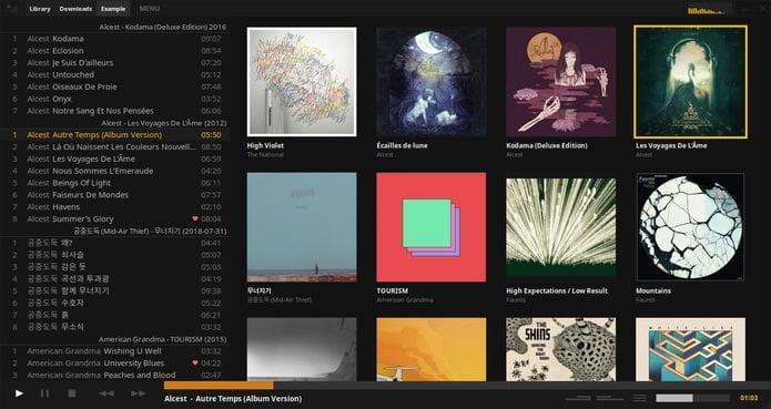 Como instalar o music player Tauon Music Box no Linux via Flatpak