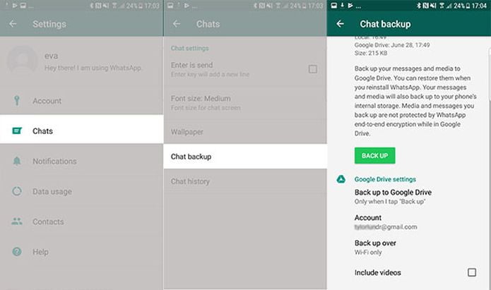 Como restaurar o backup do WhatsApp no iPhone e dispositivos Android