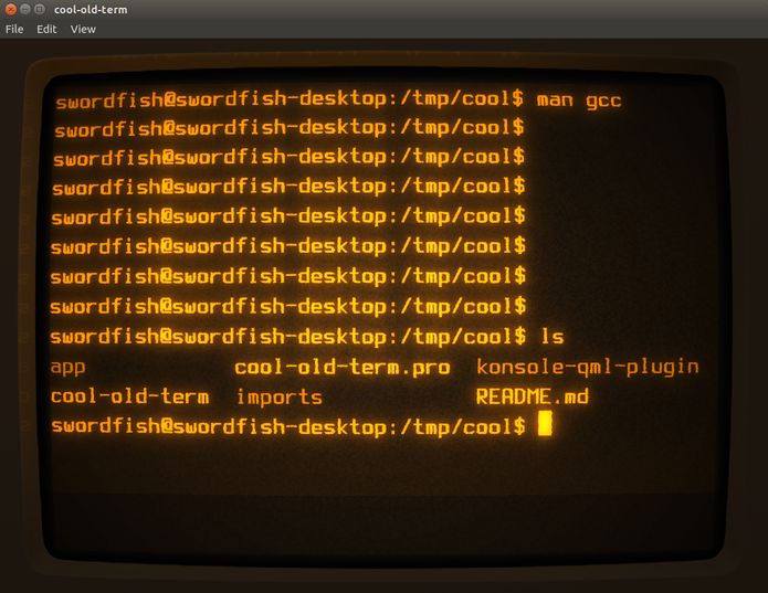 Como instalar o emulador de terminal Cool-Retro-Term no Linux via Appimage