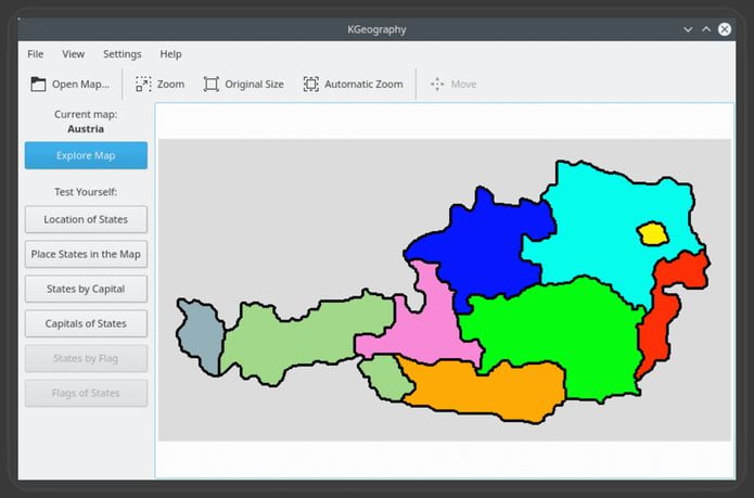 Como instalar o app kgeography no Linux via Snap