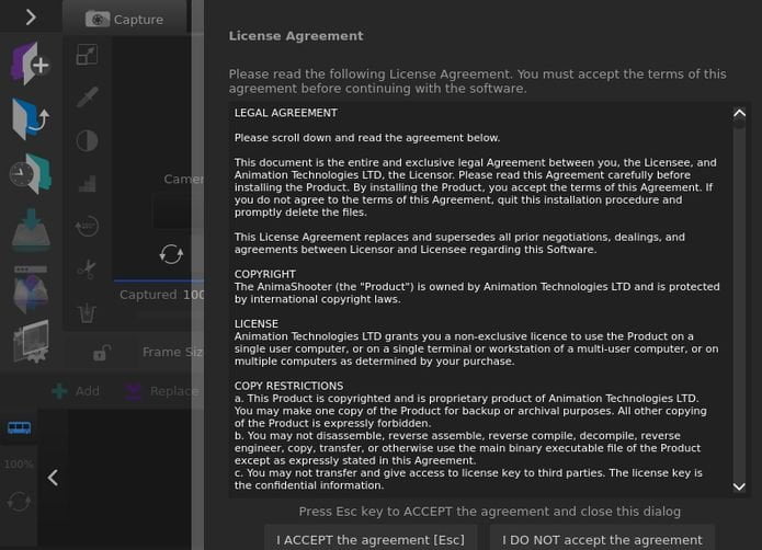 Como instalar o gerador de Stop Motion AnimaShooter no Linux via appimage