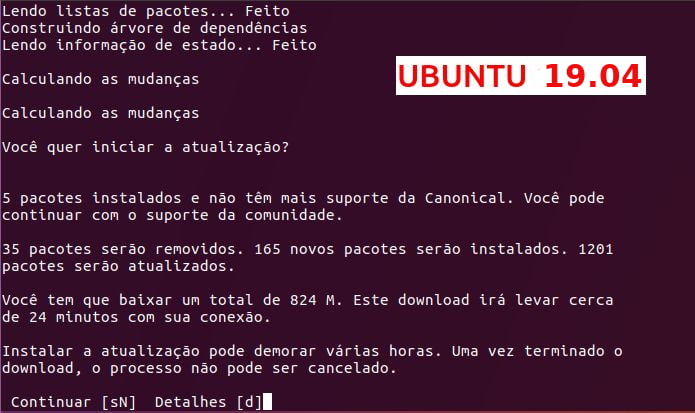 Como atualizar para o Ubuntu 19.04 via terminal (server e desktop)