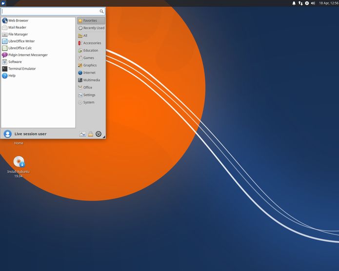 Xubuntu 19.04 fornece uma experiência de desktop Xfce leve e atualizada