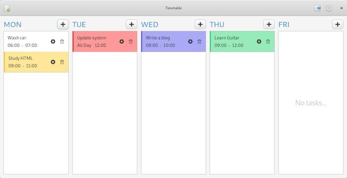 Como instalar o agendador de tarefas Timetable no Linux via Flatpak