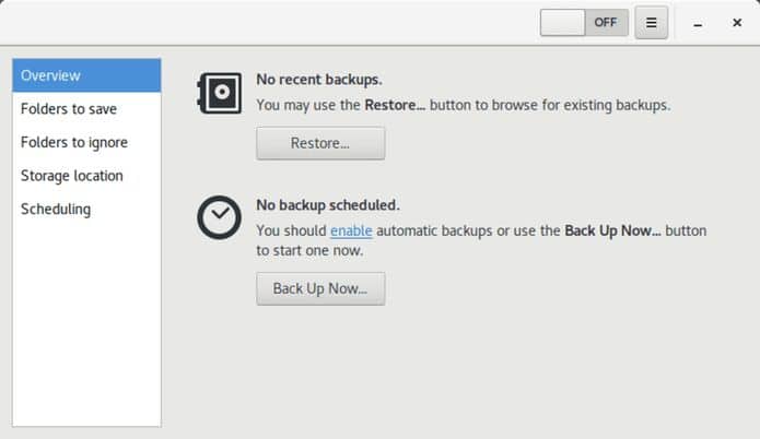 Como instalar a ferramenta de Backup Déjà Dup no Linux via Snap