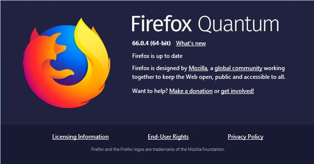 Firefox 66.0.4 lançado com correção para Addons desativados