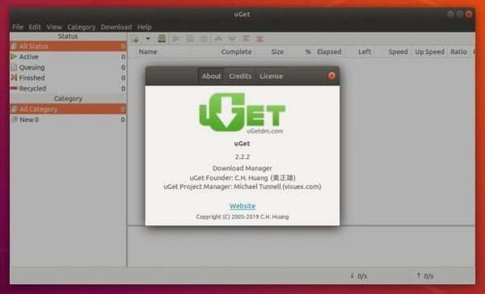 Como instalar o gerenciador de download uGet no Ubuntu 19.04 e derivados