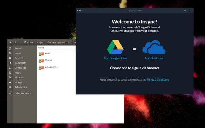 Insync 3 Beta lançado com o recurso OneDrive Sync para Linux
