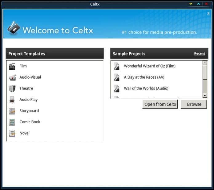 Como instalar o aplicativo de roteiro Celtx no Linux via Snap