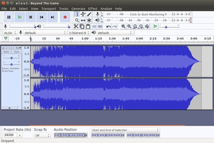 Como instalar o editor de áudio Audacity no Linux via Snap