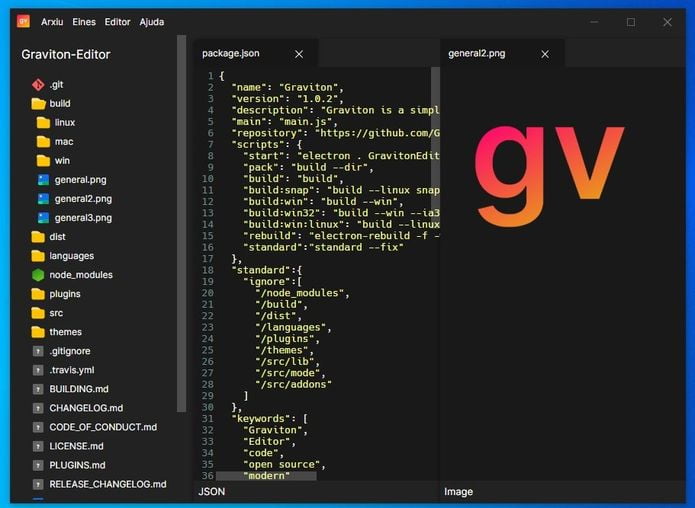 Como instalar o editor de texto Graviton no Linux via AppImage